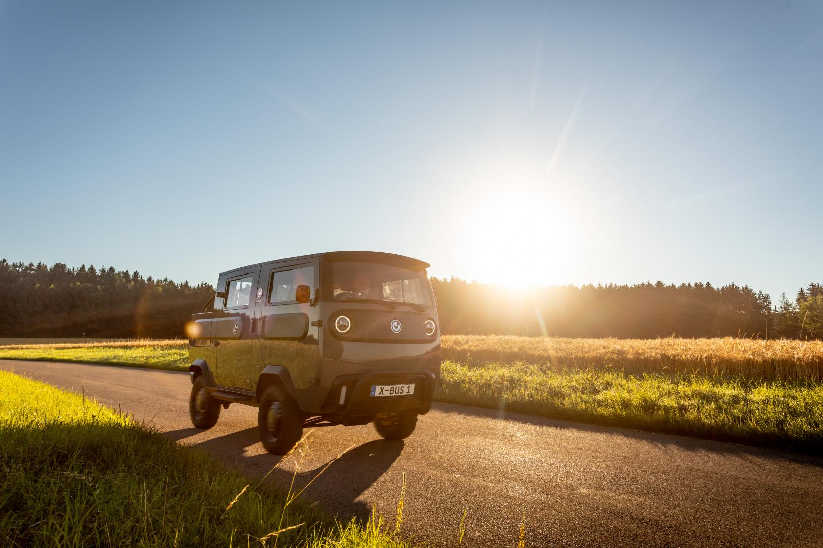 Caption: ElectricBrands from Germany wants to bring its XBUS model into production at VDL Nedcar in Born, among other things.