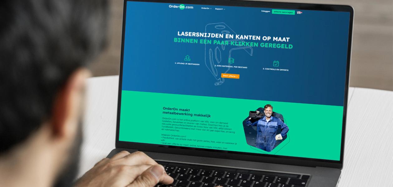 VDL Groep schaltet OrderOn.com frei, eine Online-Plattform für die Metallbearbeitung